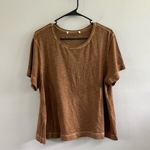 Peruvian Connection Tee- Brown - Oversized Fit